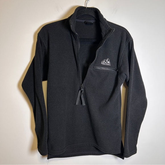 Marmot Women’s Small Black Outerwear 1/4 Zip Pullover Fleece Active layering - Picture 2 of 10